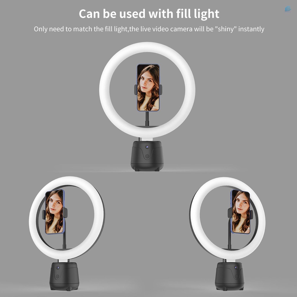 Giá Đỡ Điện Thoại Thông Minh Xoay 360 Độ° Giá Đỡ Ba Chân Xoay Tự Động Cho Điện Thoại Hỗ Trợ Quay Video / Live Streaming Vlog Selfie