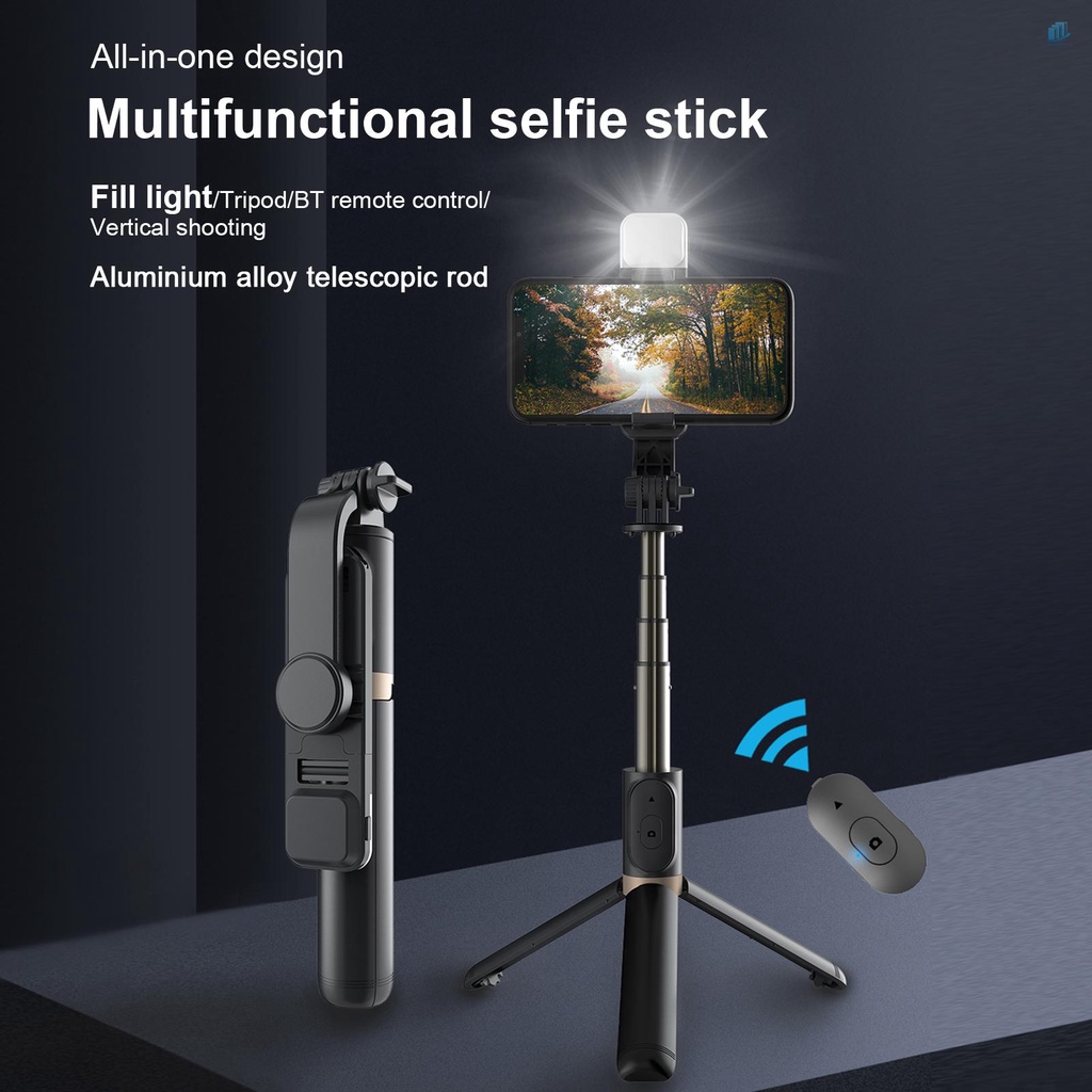 Gậy Tự Sướng Bằng Hợp Kim Nhôm Có Giá Đỡ Đa Năng Cho Selfie