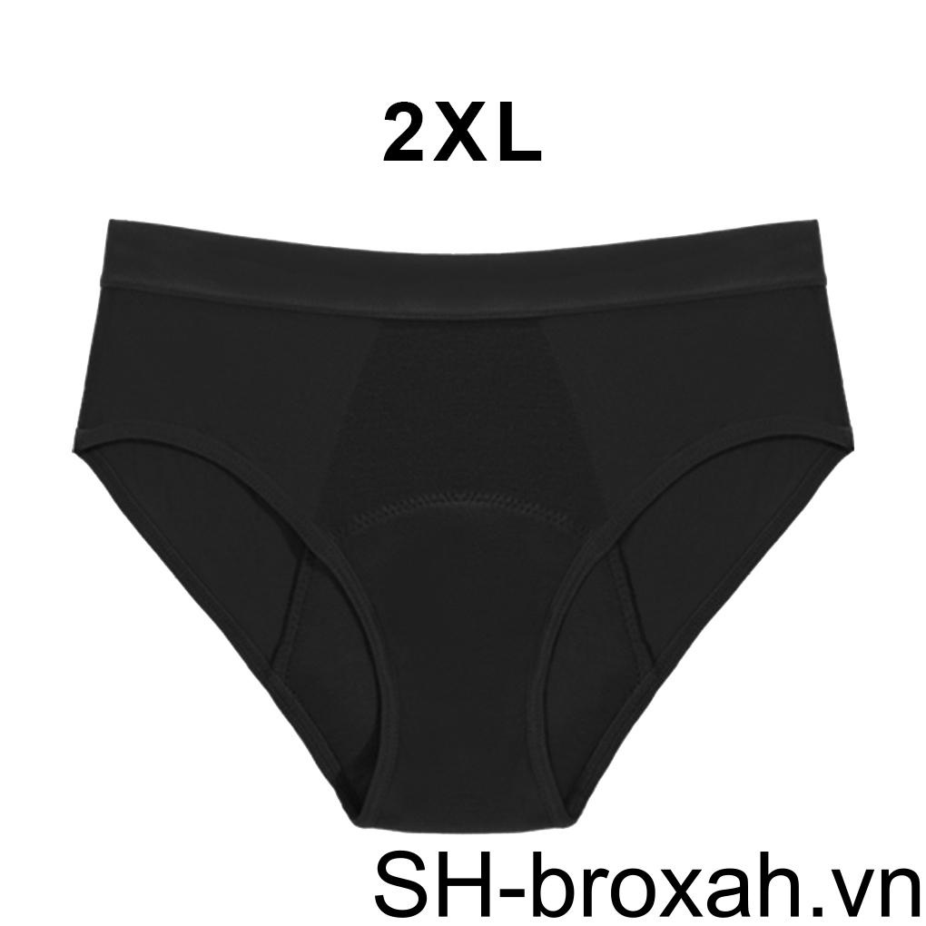 Quần Lót 4 Lớp Bằng Sợi Tre Thoáng Khí Thấm Hút Nước Chống Rò Rỉ Cho Nữ