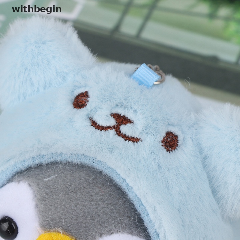 1 Móc Khóa Hình Chim Cánh Cụt Nhồi Bông Dễ Thương