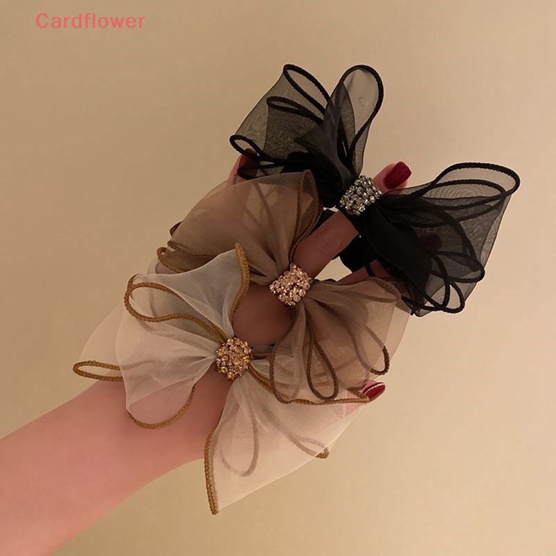 < Cardflower > Dây Buộc Tóc Lưới Đơn Giản Cá Tính Mới 2022 Dễ Phối Đồ