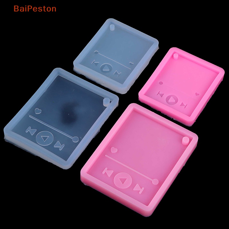 Khuôn Silicone Làm Móc Khóa Nhựa Resin UV Hình Nốt Nhạc DIY