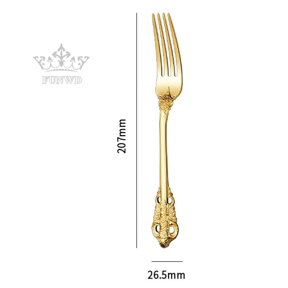 Nĩa Inox Chạm Khắc Độc Đáo Tiện Dụng Cho Nhà Bếp / Nhà Hàng