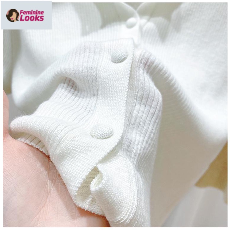 Áo Thun Polo Dệt Kim Tay Ngắn Màu Sắc Xinh Xắn Cho Nữ