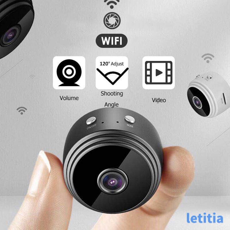Camera Quan Sát Ánh Sáng Chuyên Nghiệp Camera Kín HD 1080P Camera Quan Sát Trong Nhà WIFI Camera Quan Sát Ban Đêm Mini Quan Sát Qua Điện Thoại Di Động A9 [Letitia]