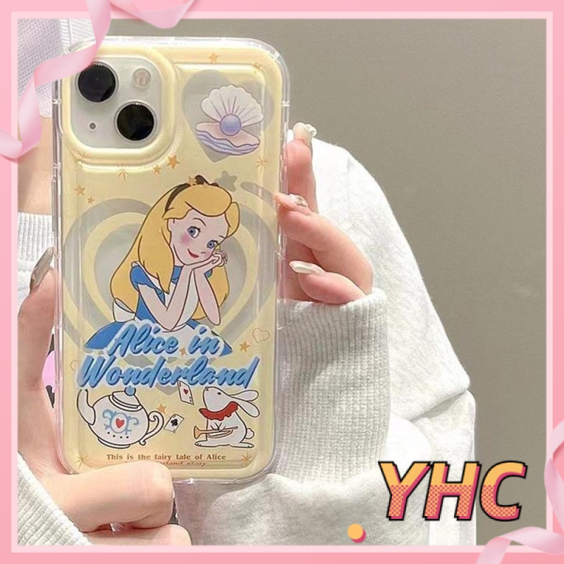 Ốp Lưng iPhone Túi khí hoạt hình nàng tiên cá chống rơi, vỏ mềm silicon giảm chấn Cho Iphone 6 / 6S / 6splus / se / 7 / 7plus / 8 / 8plus / X / xs / xsmax / 11 / 12 / 13 / 14 / Plus / pro max-729