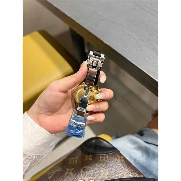 Đồng Hồ Đeo Tay Rolex Màu Cầu Vồng Chống Thấm Nước Dành Cho Nam