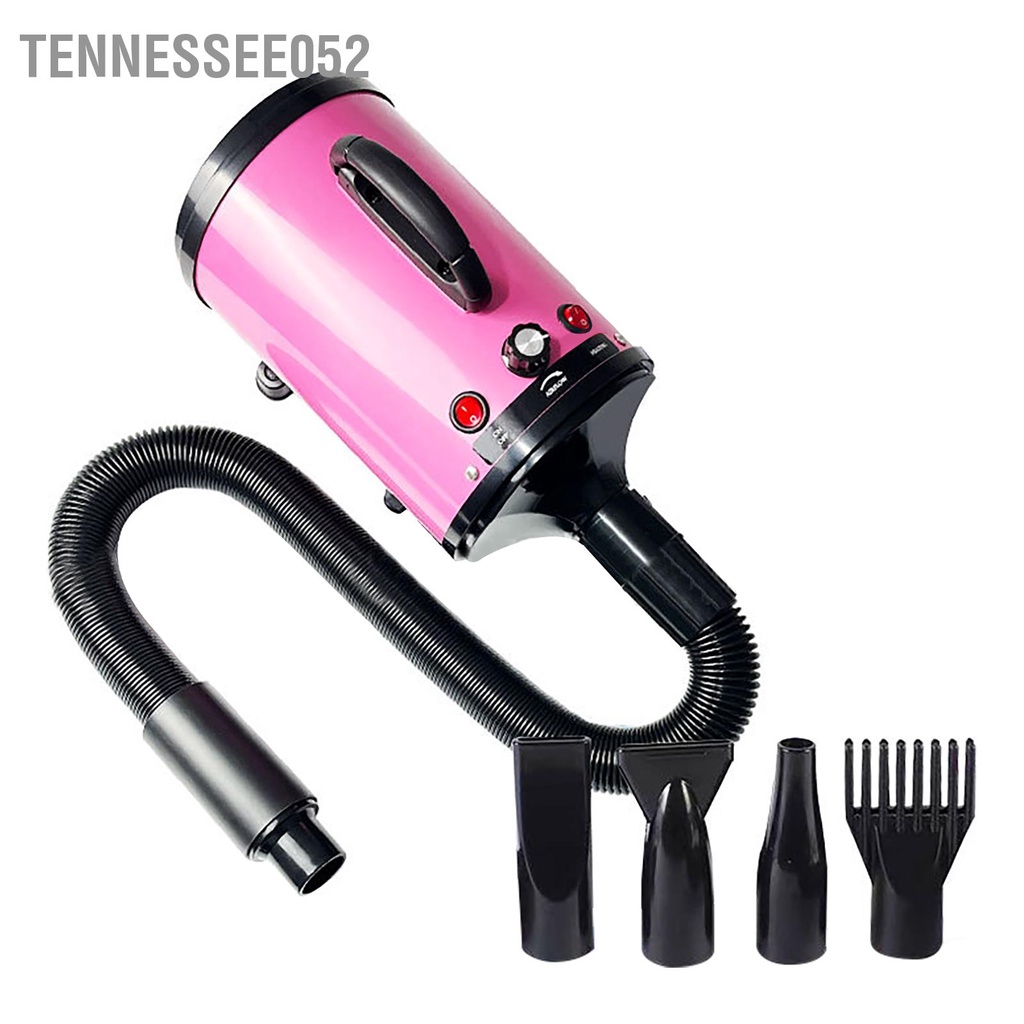 Tennessee052 Máy Sấy Cho Chó Tốc Độ Có Thể Điều Chỉnh Ồn Thấp Chịu Nhiệt Di Động Thổi Chải Lông Thú Cưng Mèo Phích Cắm Châu Âu