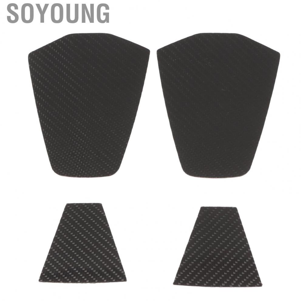 Soyoung Seat Headrest Panel  Carbon Fiber UTV Trim Decorative 4Pcs Easy Installation Protective for RZR PRO XP 2021 Onwards