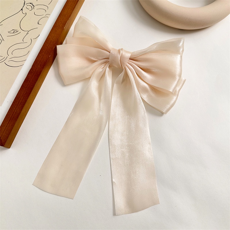 1 Kẹp Tóc Nơ Lưới Lấp Lánh Mẫu Mới 2023