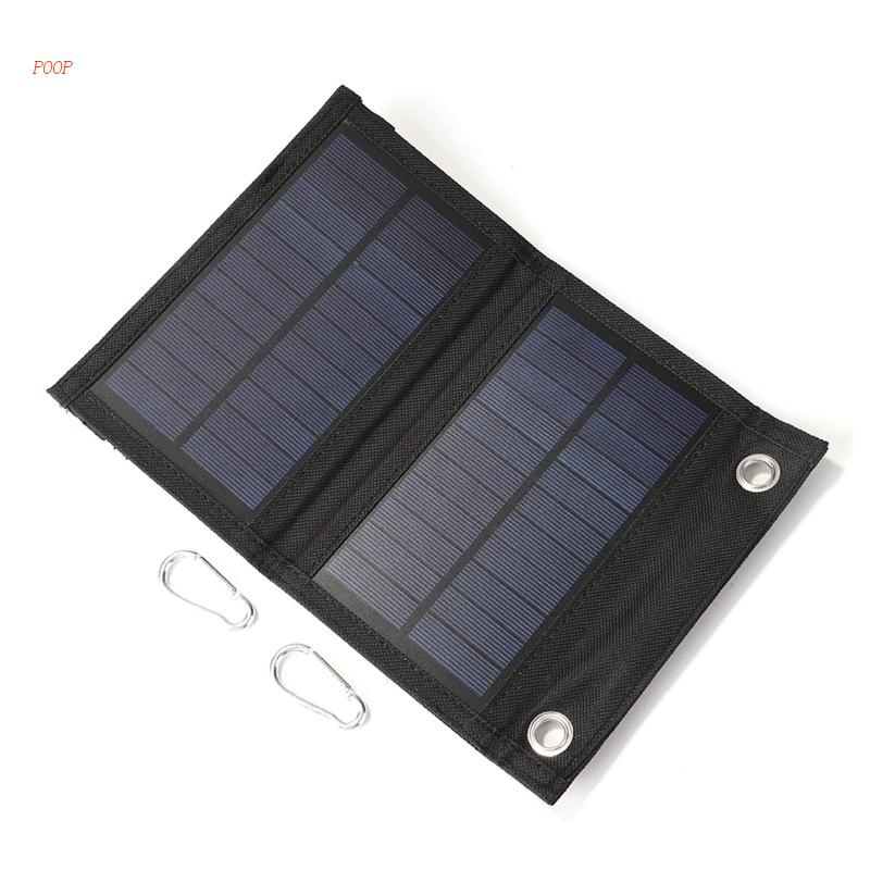 Tấm Pin Năng Lượng Mặt Trời Chống Thấm Nước 10W Gấp Gọn Được