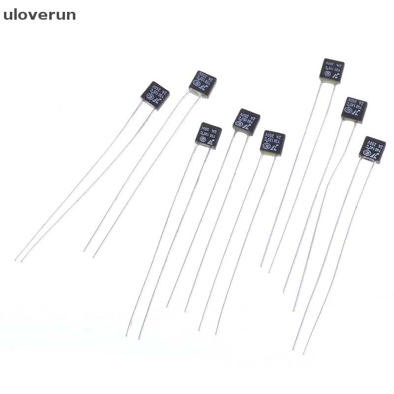 Set 10 Mô Tơ Quạt Tản Nhiệt 2A 250V 115 120 125 130 135 140 145 150 Độ Có Đèn LED Tiện Dụng