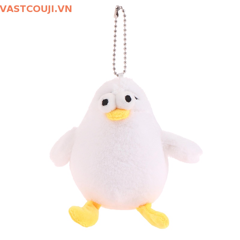 Đồ chơi nhồi bông Hình Chú Gà Con Đáng Yêu 12cm Gắn Móc Khóa