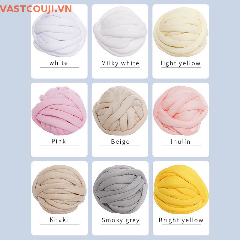 Vỏ Gối Sợi Cotton Đan Thủ Công Hình Trái Tim Siêu Dày Cho Mèo Cưng VASTJI Icelandic Diy