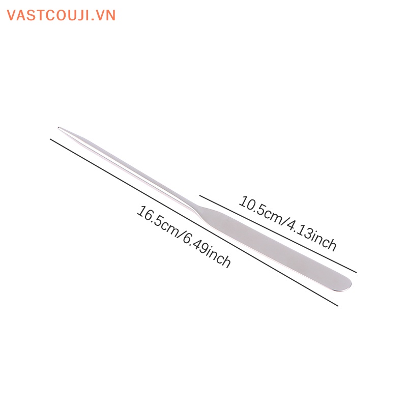 1 Dụng Cụ Đánh Phấn Trang Điểm Hai Đầu Bằng Thép Không Gỉ Kèm Túi Đựng PU