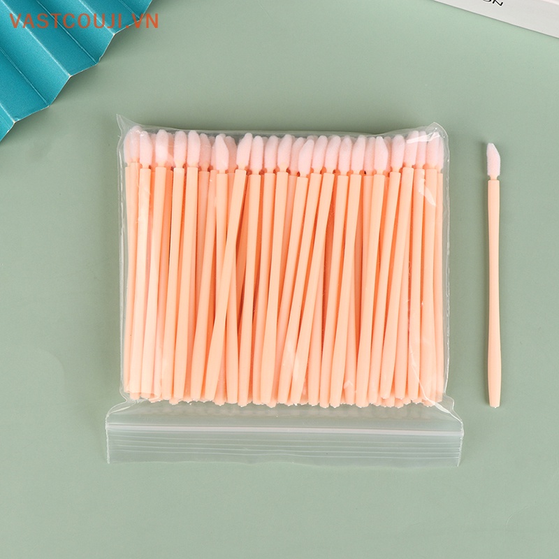 Set 100 Cọ Tô Son Môi Dùng Một Lần Tiện Dụng