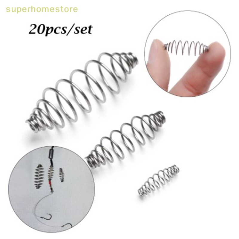 20 Lò Xo Inox 304 Gắn Mồi Câu Cá Chép Chuyên Dụng