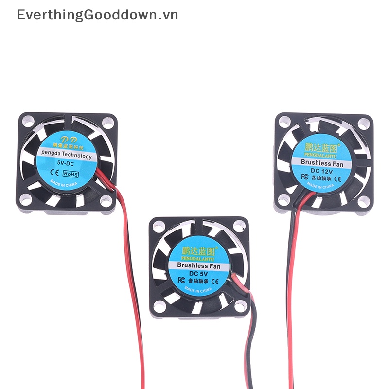 Everthinggooddown Mới Bảng Mạch Quạt Tản Nhiệt Mini Cho 2507 2CM USB 5v 12V 25X25X7MM 2507 vn
