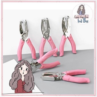 Bấm lỗ giấy tròn với lỗ nhỏ 1.5mm và 3mm dùng để bấm giấy trang trí làm tag cổ điển junkjournal