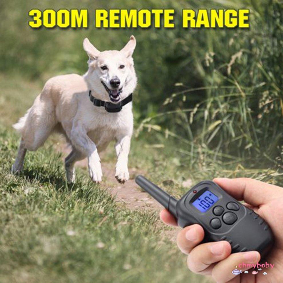 [Sẵn sàng] 998Dr1 Cổ áo huấn luyện chó 330 Yds Remote Lcd Dog Shock Collar Có thể sạc lại và chống mưa với cổ sốc tĩnh [P/12]