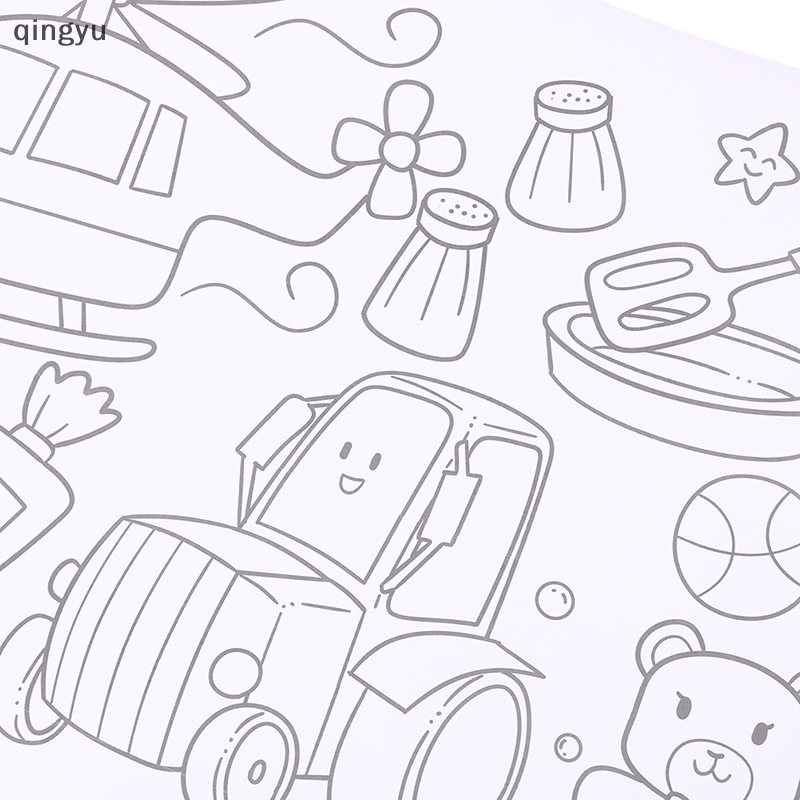 Cuộn Giấy Vẽ Graffiti 2m Màu Sắc Đa Dạng Cho Bé