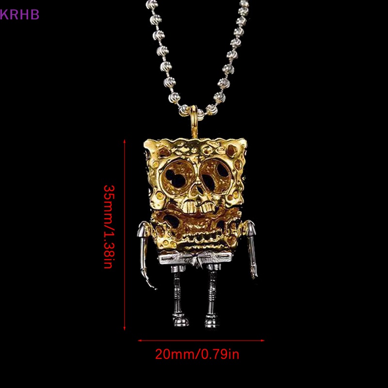 Vòng cổ Mặt Vuông Phong Cách Hip Hop Rock Punk Mới