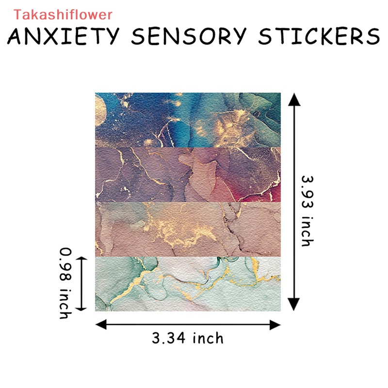 Set 4 Miếng Dán Đồ Chơi Giải Tỏa Căng Thẳng Họa Tiết Dễ Thương