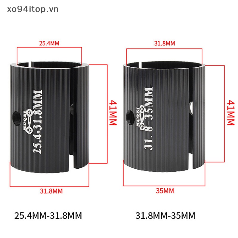 1 Cặp Adapter Chuyển Đổi Tay Lái Xe Đạp 25.4mm Sang 31.8mm 31.8mm Sang 35mm