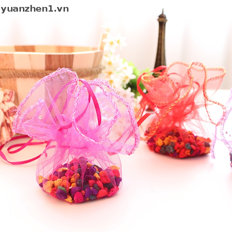 Set 10 Túi Dây Rút 25cm Dùng Để Đựng Quà / Trang Sức Đa Năng Tiện Dụng