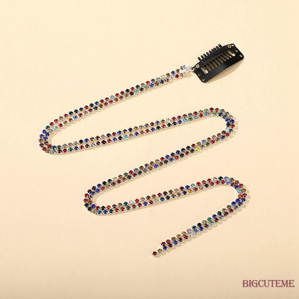 Kẹp Tóc Dạng Chuỗi Dài 57CM Đính Đá Thời Trang Dành Cho Nữ