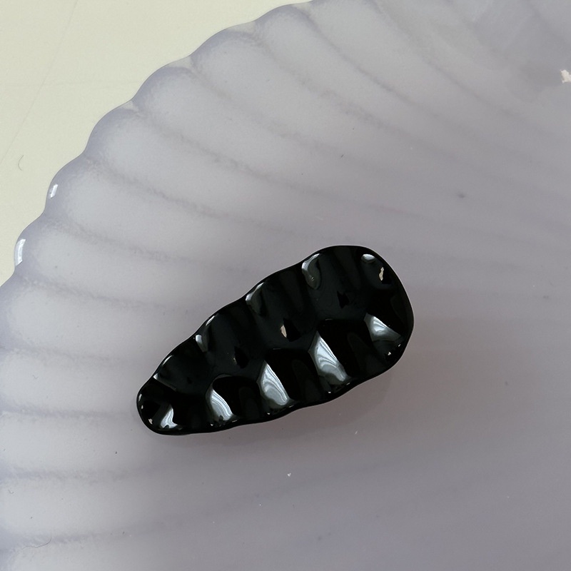 Kẹp Tóc Kim Loại Hình Bầu Dục Màu Kẹo Ngọt Phong Cách Mới Cho Nữ