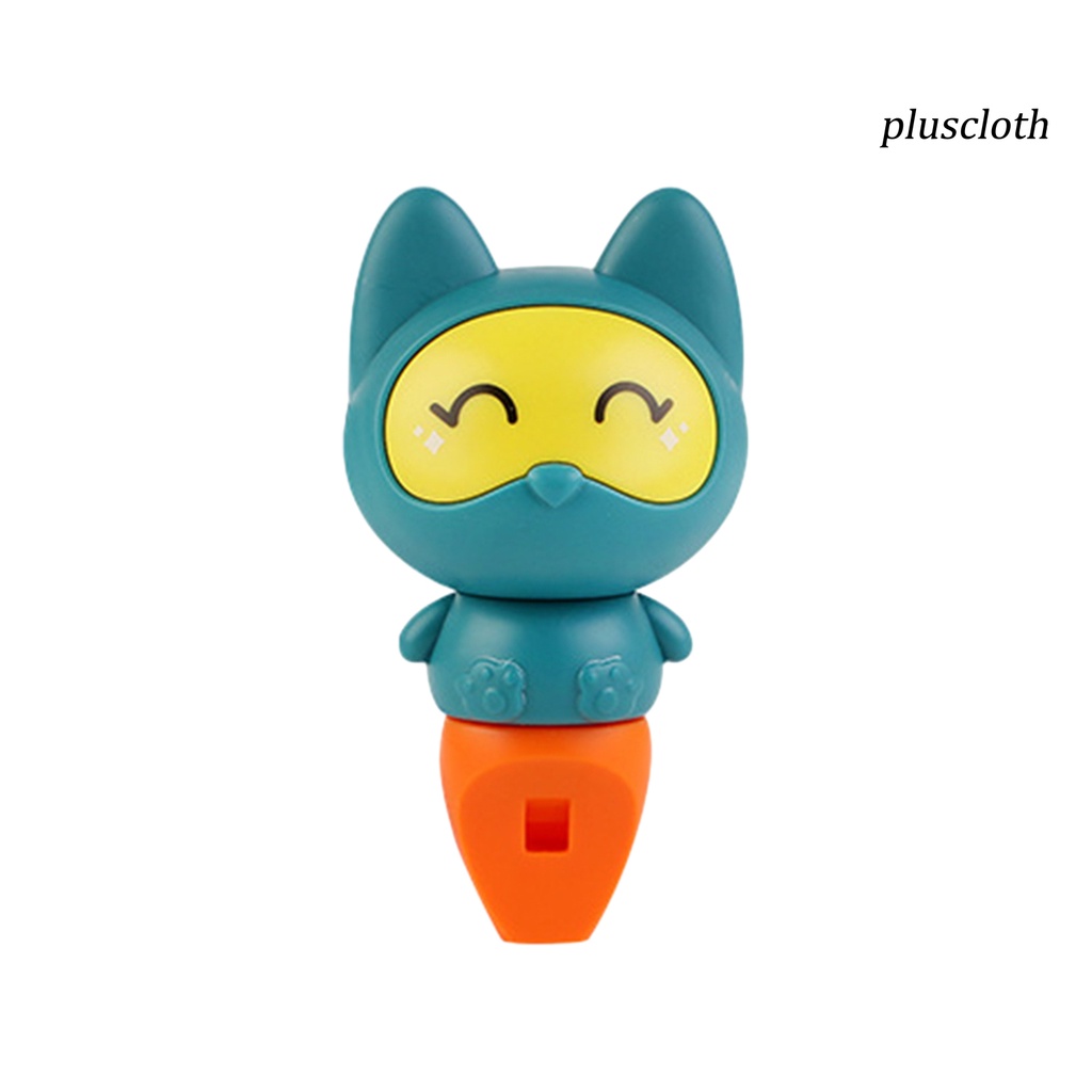 < Plus > Còi Thổi Hình Hoạt Hình Vui Nhộn Có Dây Đeo Dễ Mang Theo Cho Trẻ Em