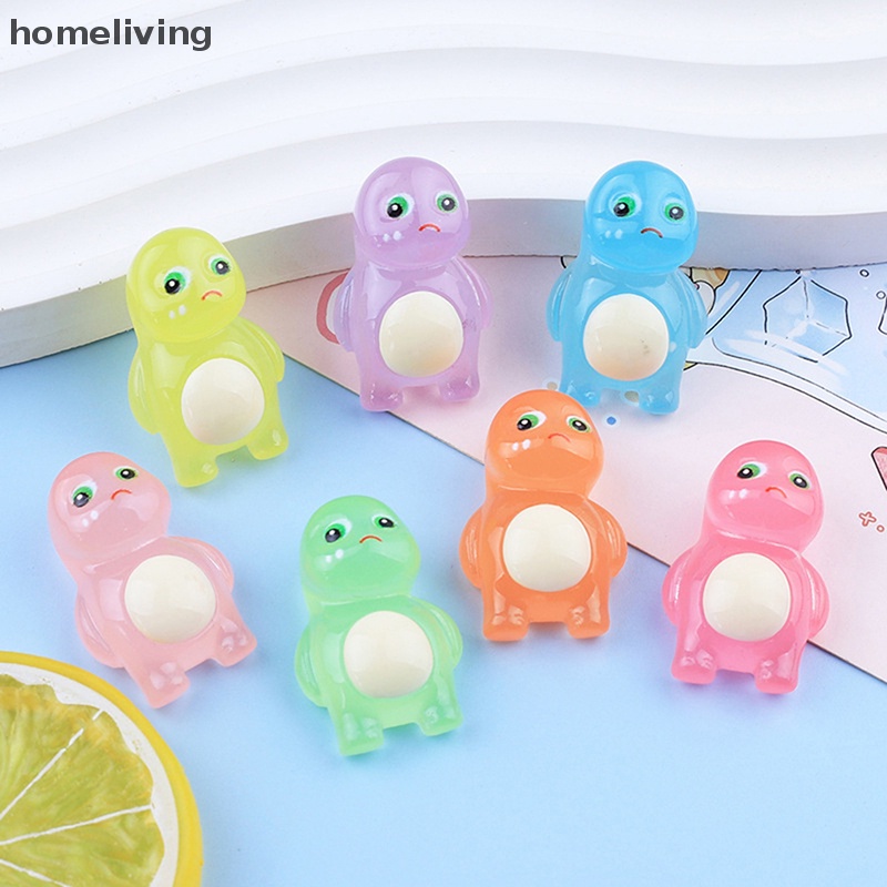 Set 5 Mô Hình Khủng Long Bằng Nhựa Phát Quang Độc Đáo Dùng Trang Trí Diy