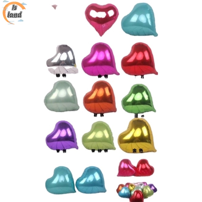 Bong Bóng Màng Nhôm Hình Trái Tim 18 inch Dùng Trang Trí Tiệc Cưới / Sinh Nhật