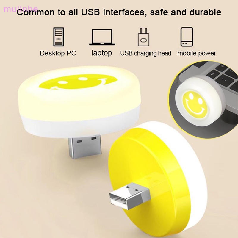 Đèn LED Đọc Sách Mini Ánh Sáng Ban Đêm Có Cổng Sạc USB Trang Trí Phòng Ngủ