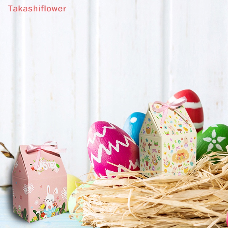 Bộ 12 Hộp Quà Bằng Giấy In Họa Tiết Động Vật Hoạt Hình Kèm Dây Ruy Băng