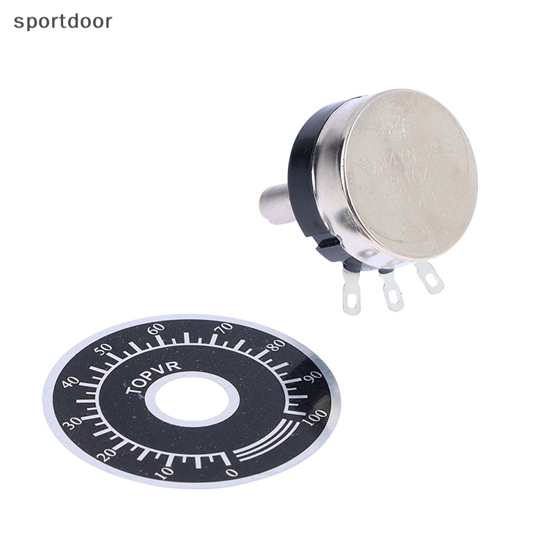 1 Bộ Chiết Áp Xoay Phim Carbon RV24YN20S Có Núm Vặn