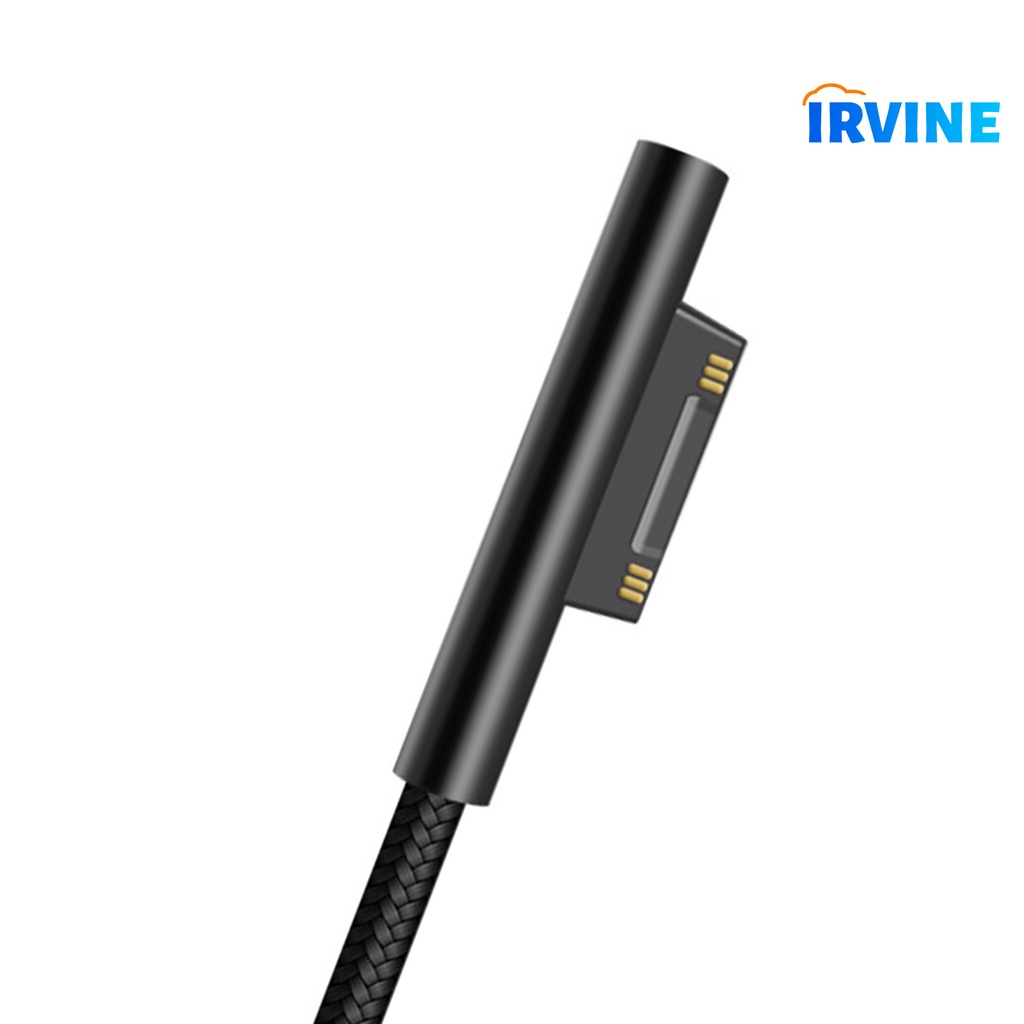 Dây Cáp Sạc Nhanh Loại C 65W 15V 4A Cho Laptop Microsoft Surface Pro 3 / 4 / 5 / 6 / Go / Book 1 / Book 2