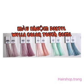 (Tặng kèm oxy ) MÀU NHUỘM PASTEL CAO CẤP WELLA COLOR TOUCH ĐỨC 60ml