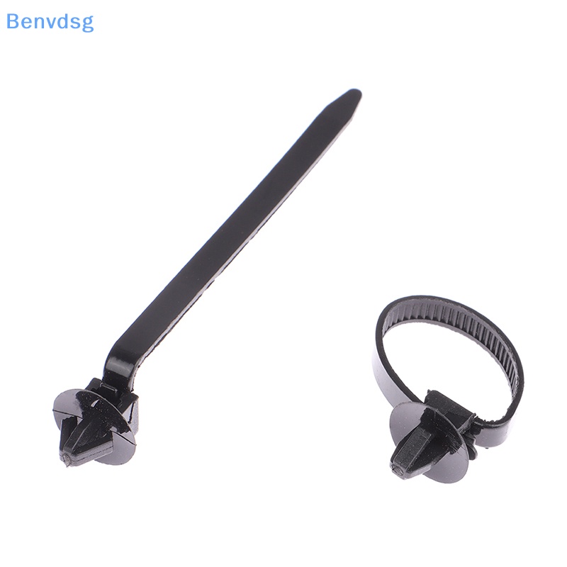 Bộ 10 Dây Buộc Dây Cáp Bằng Nylon Có Khóa Kéo Tiện Dụng Cho Xe Hơi