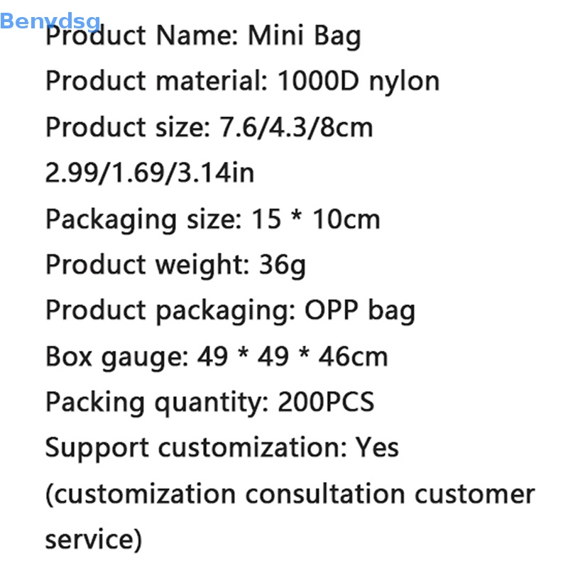 Ví Đựng Tiền Xu 1000D Mini Tiện Dụng Mang Theo Du Lịch Cắm Trại