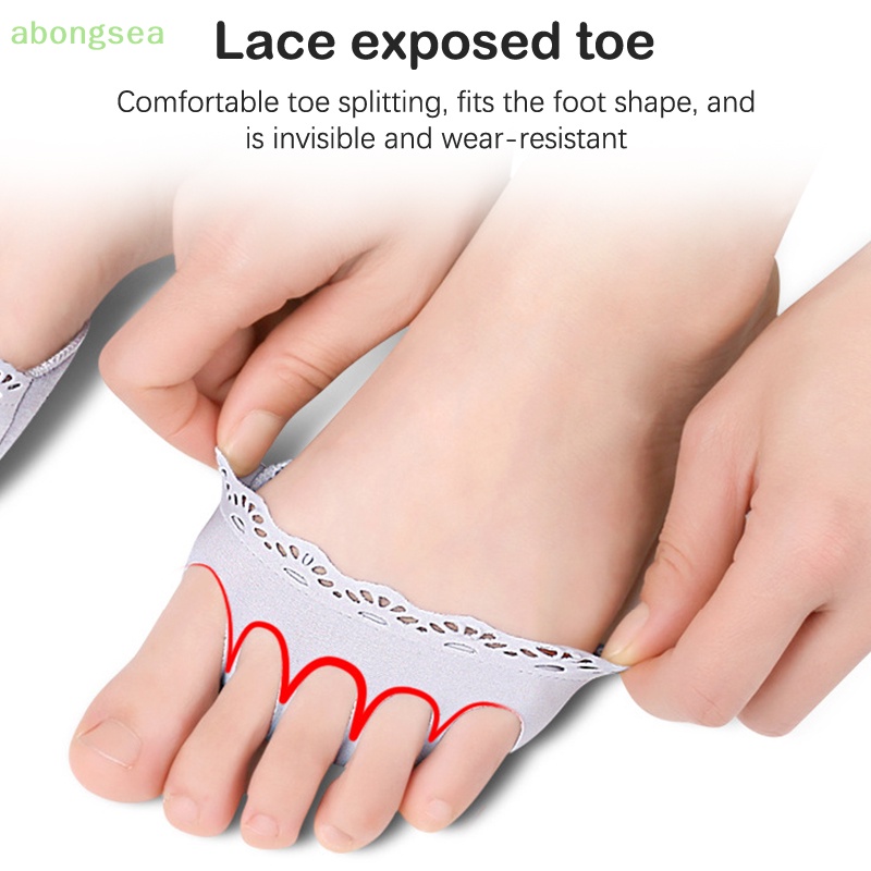 1 Cặp Đệm Ngón Chân Ren Rỗng Mềm Mại Thoáng Khí Chống Mài Mòn