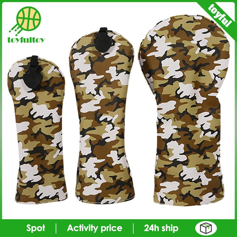 Set 4 Vỏ Bọc Đầu Gậy Đánh Golf Bằng PU Cho Nam Và Nữ