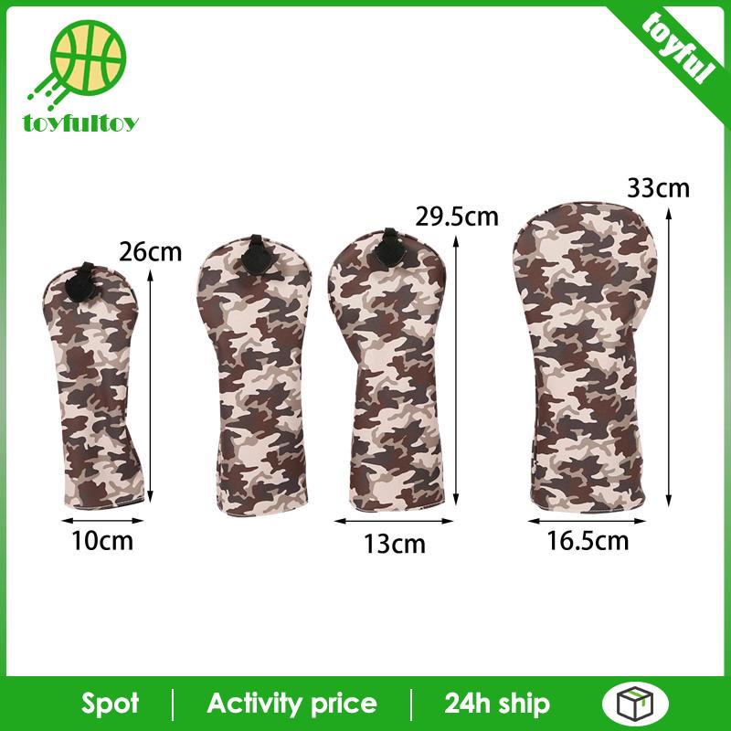 Set 4 Vỏ Bọc Đầu Gậy Đánh Golf Bằng Da Cho Nữ