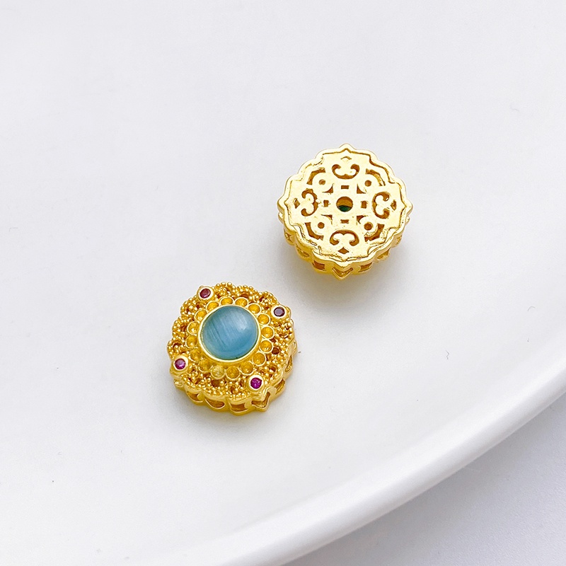 Chuỗi Hạt Đá Mặt Trăng Hình Động Vật Dùng Làm Trang Sức diy