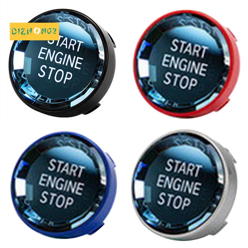 Nắp đậy công tắc nội thất ô tô Pha lê Nút dừng khởi động động cơ một phím Cắt cho BMW- Dòng 3 '5 E70 E90 E60