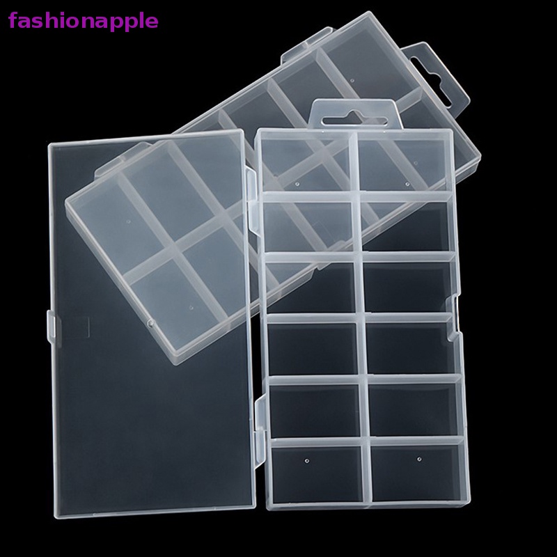 Hộp Nhựa 12 Ngăn Đựng Phụ Kiện Trang Trí Móng Tay