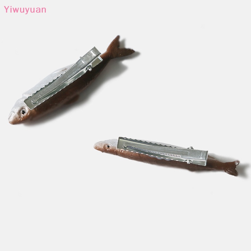1 Kẹp Tóc Hình Cá Muối Ngộ Nghĩnh Cho Nữ