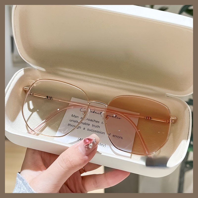 Mắt Kính Chống Bức Xạ Gọng Kim Loại Dành Cho Nam Nữ