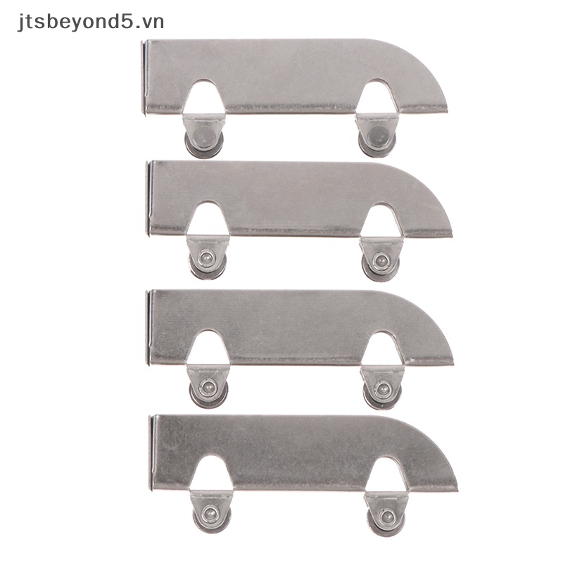 # JY #4PC sắt ròng rọc 5mm kính cửa trượt bánh xe kẹp theo dõi con lăn Runner ..